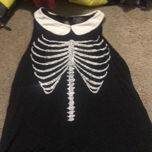 Skeleton Tank Top | Large | Midnight Hour |